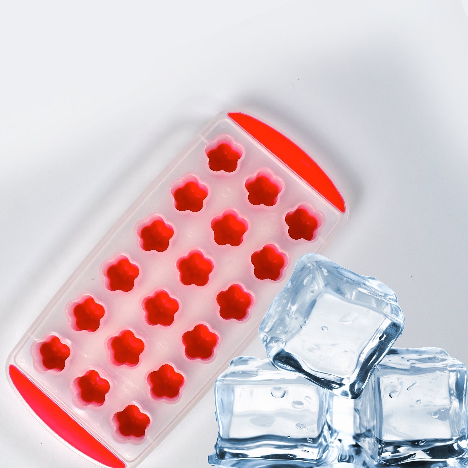 7165 Ice Mould Flower Shape 18 Cavity Mould ice Tray Sphere ice Flower Mould Small ice Flower Tray Mini ice Cube Tray 7165 Ice Mould Flower Shape 18 Cavity Mould ice Tray Sphere ice Flower Mould Small ice Flower Tray Mini ice Cube Tray